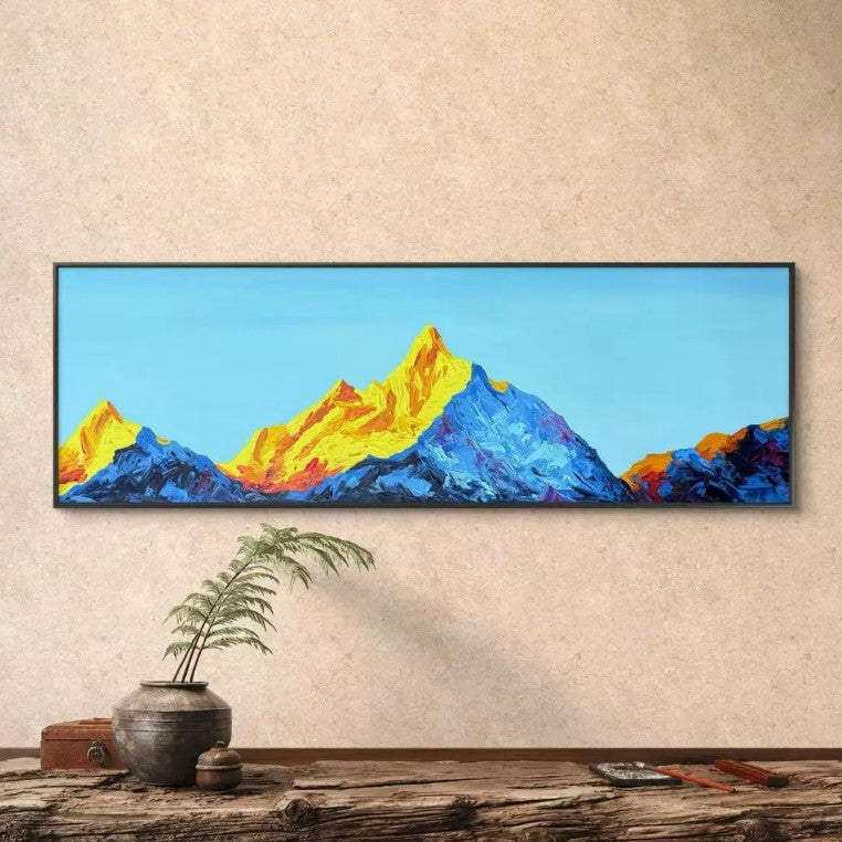 限量 日照金山日 进斗金背后有靠山 专属定制 Exclusive hand-painted work customization