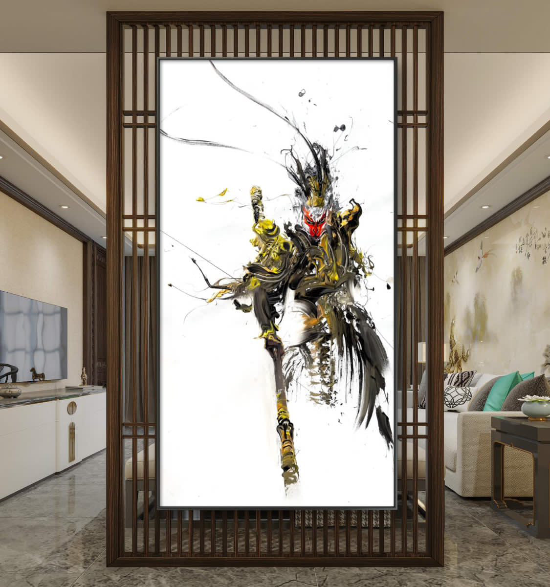 收藏版系列 泼彩黑神话悟空 Exclusive hand-painted work customization