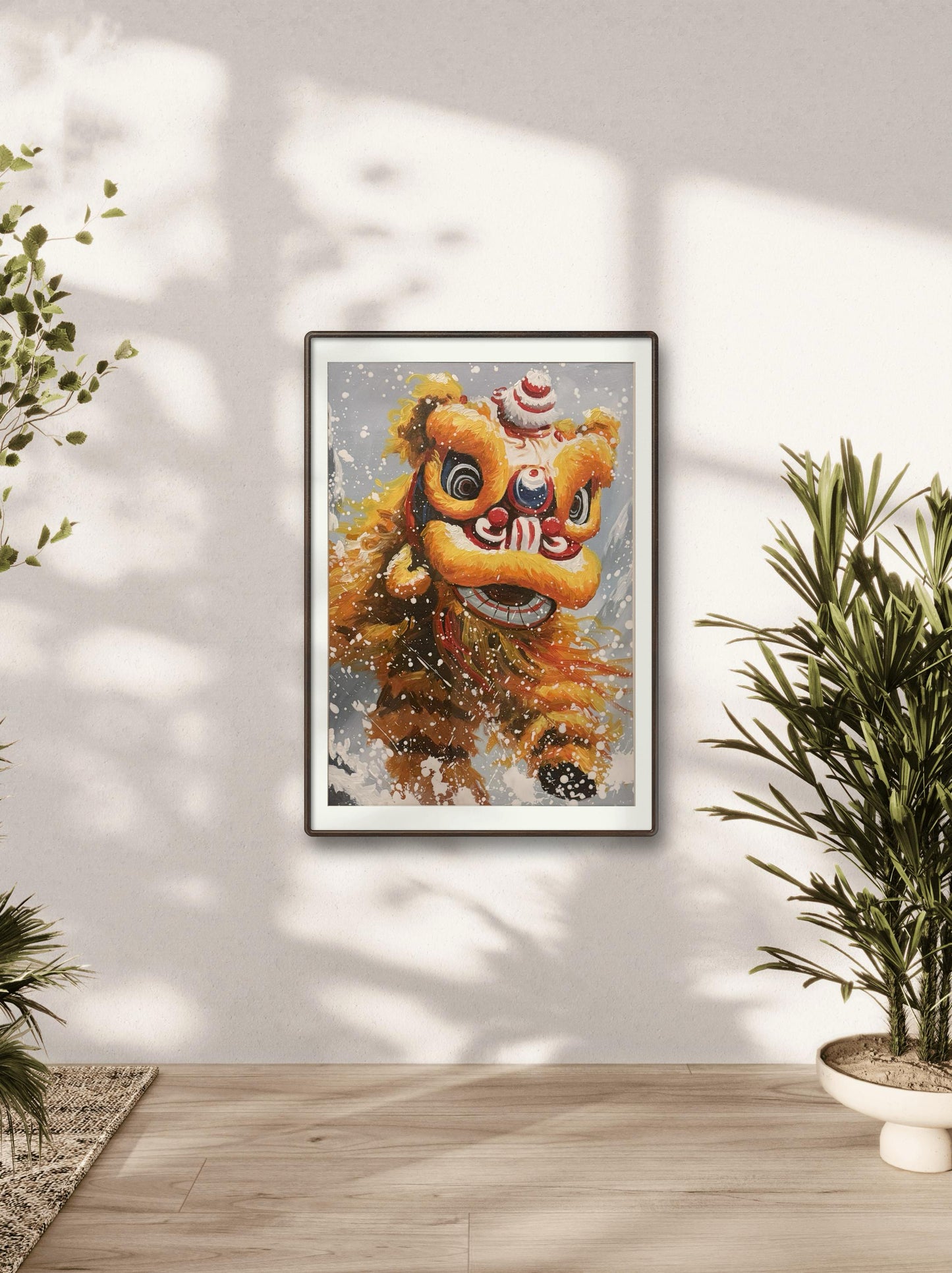 限定版 中国传统醒狮 专属定制 Exclusive hand-painted work customization