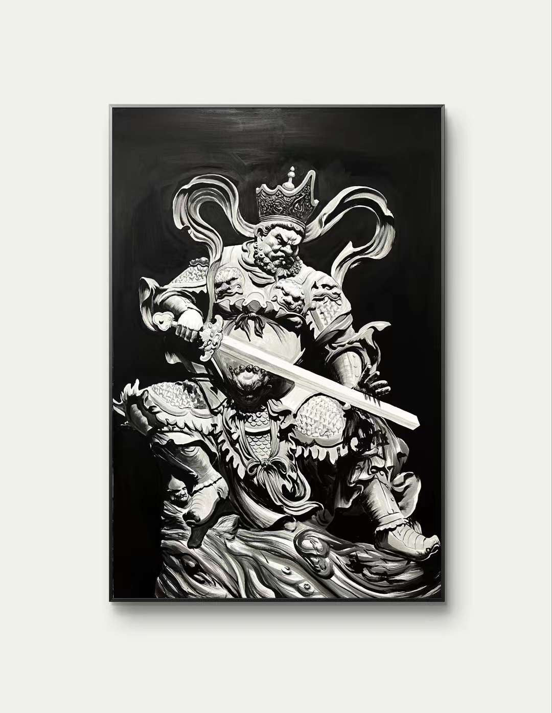 收藏级 四大天王专属定制(四幅) Exclusive hand-painted work customization