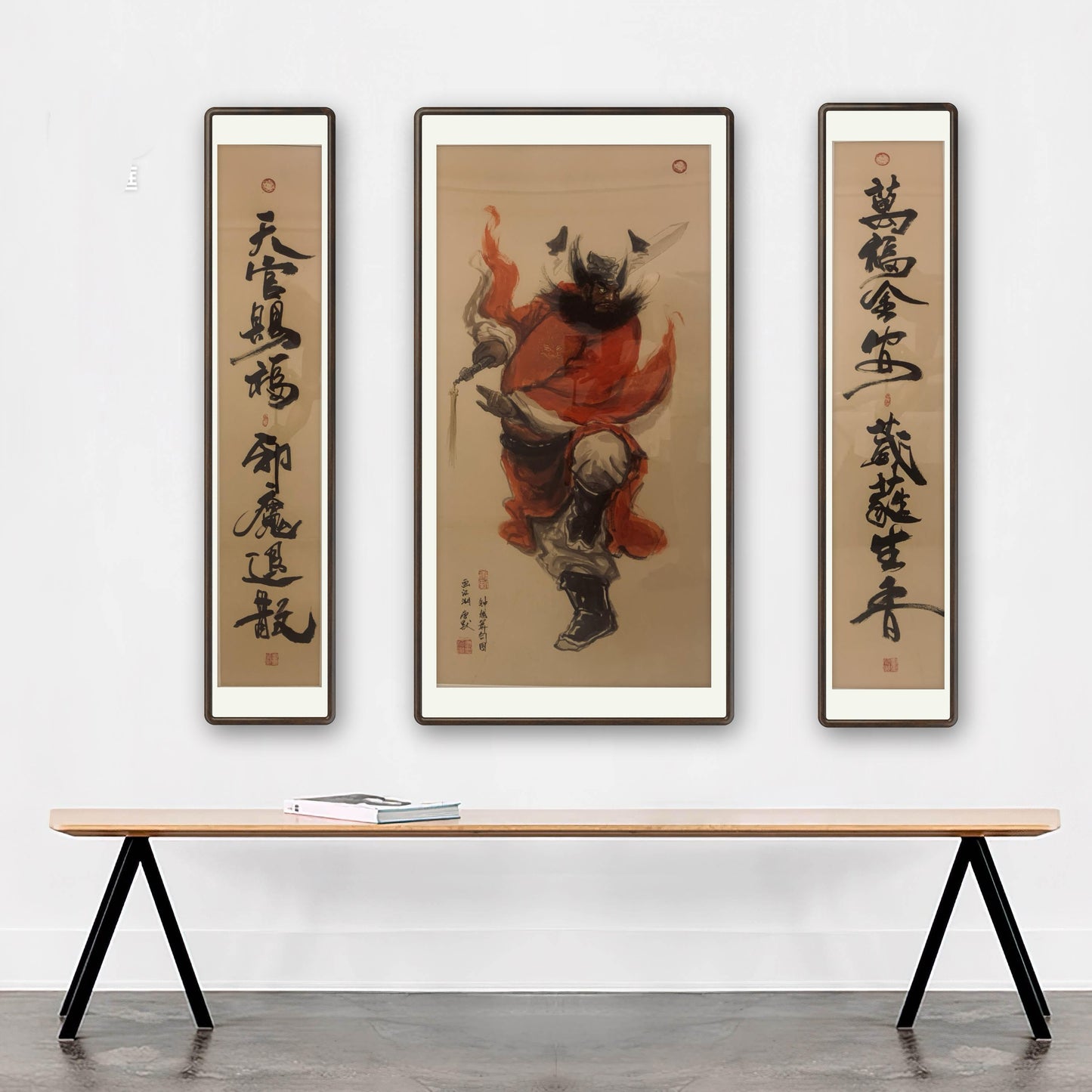 限量版 钟馗舞剑 专属定制 Exclusive hand-painted work customization