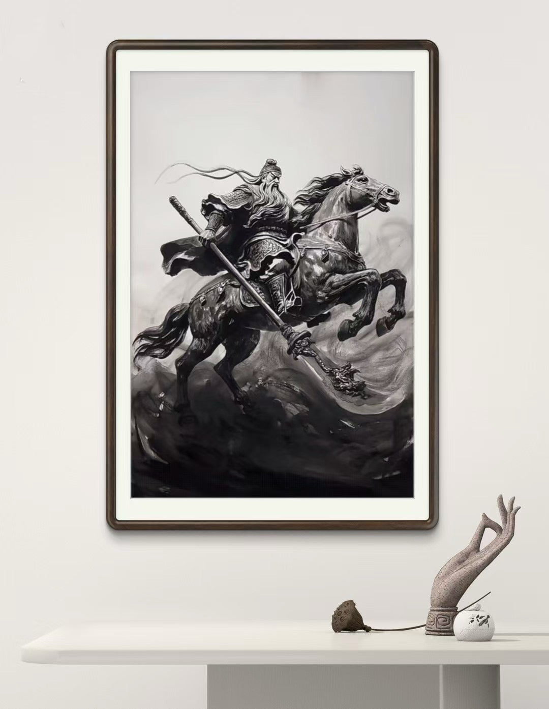 限定版《赤马踏春秋 关羽》专属定制 Exclusive hand-painted work customization