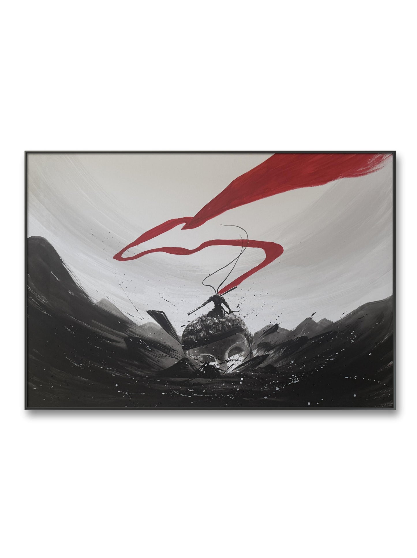 孙悟空斗战胜佛《踏》  专属定制链接 Exclusive hand-painted work customization