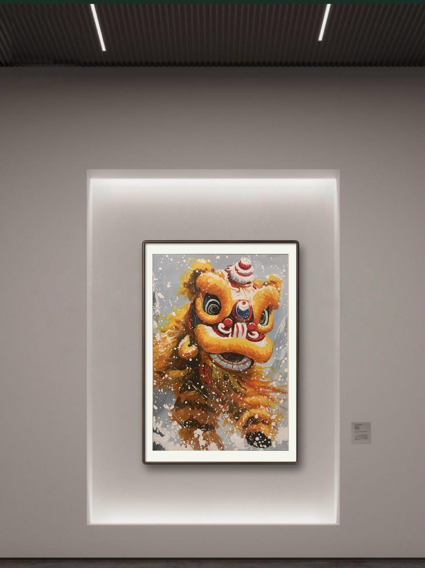 限定版 中国传统醒狮 专属定制  Exclusive hand-painted work customization