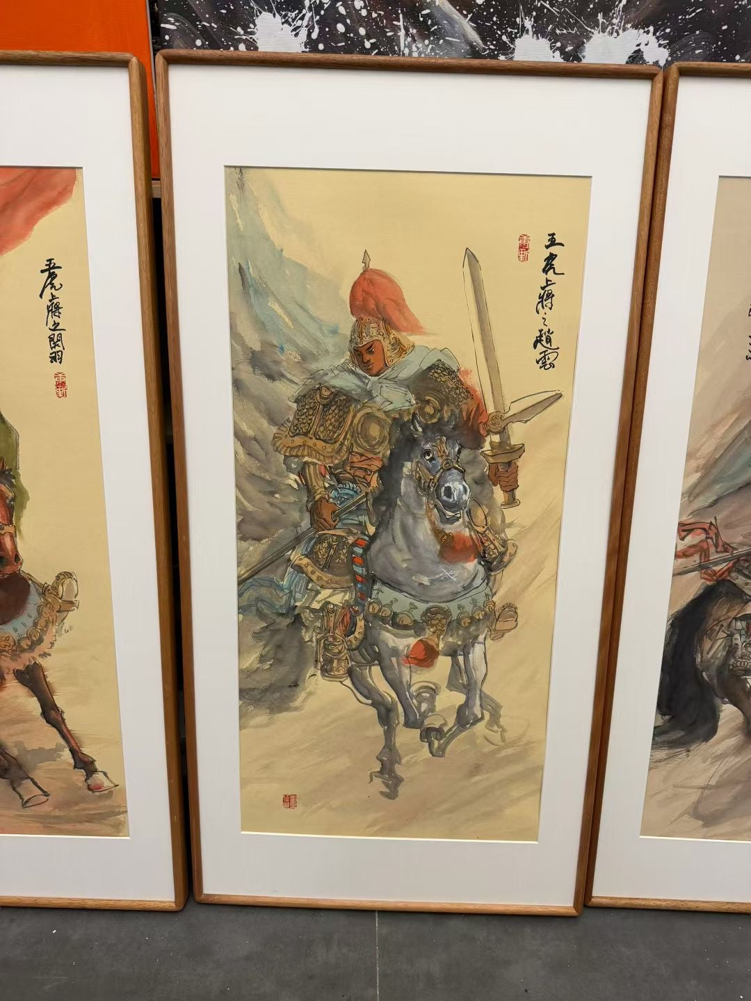 限量版 手绘五虎上将图 专属定制 Exclusive hand-painted work customization