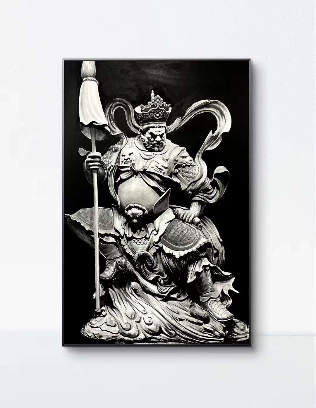 收藏级 四大天王专属定制（四幅）   Exclusive hand-painted work customization