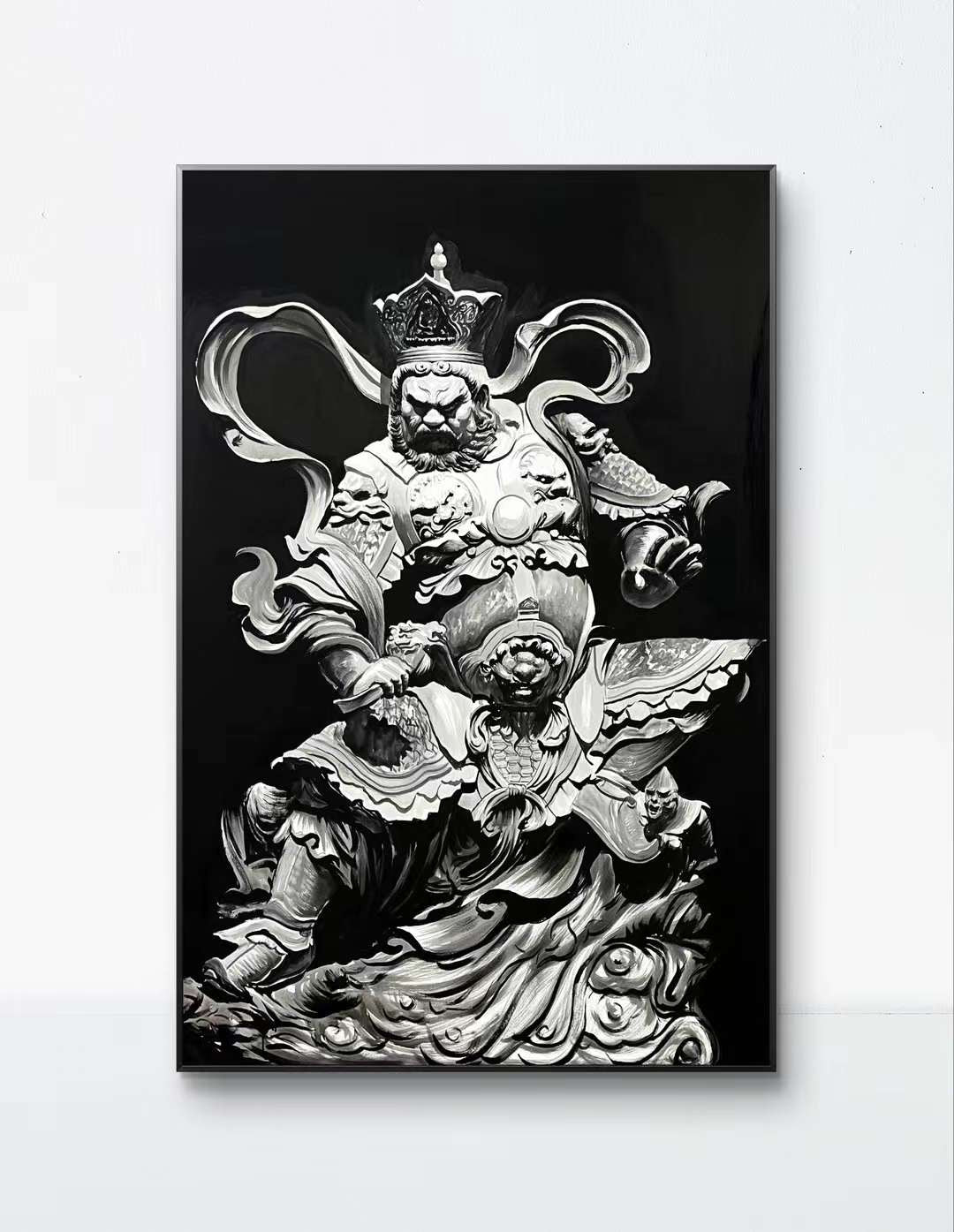 收藏级 四大天王专属定制（四幅）   Exclusive hand-painted work customization