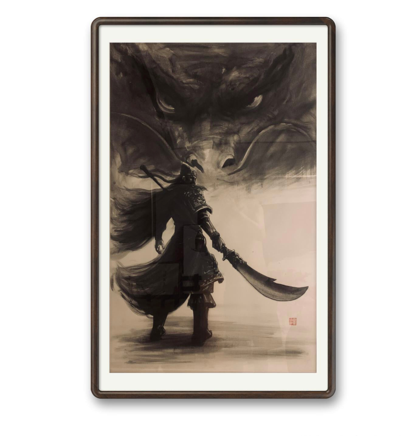 限量版 武圣关羽专属定制    Exclusive hand-painted work customization