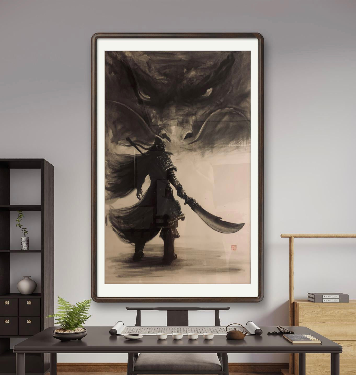 限量版 武圣关羽专属定制    Exclusive hand-painted work customization