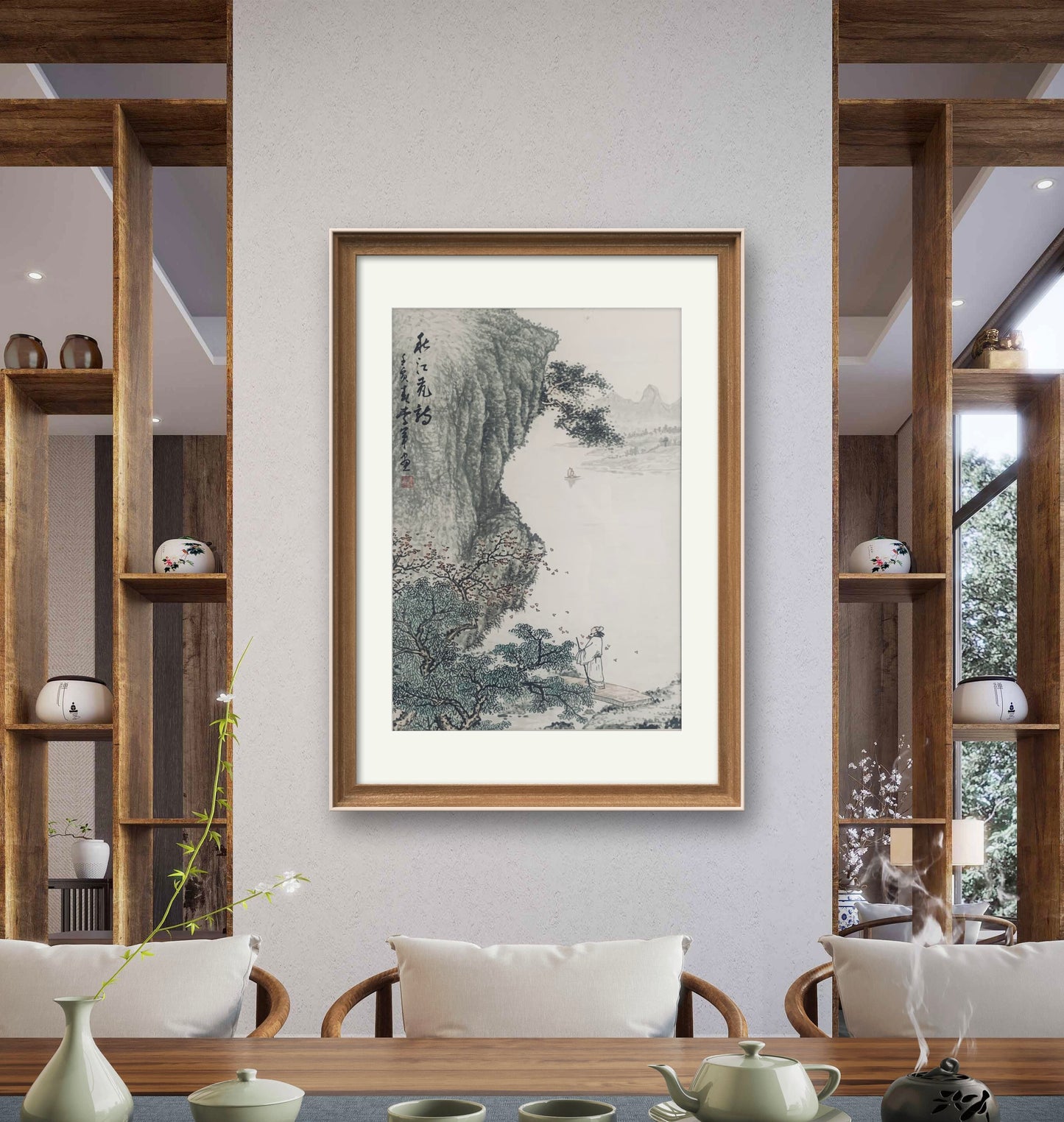 李白游天门山 公元725年