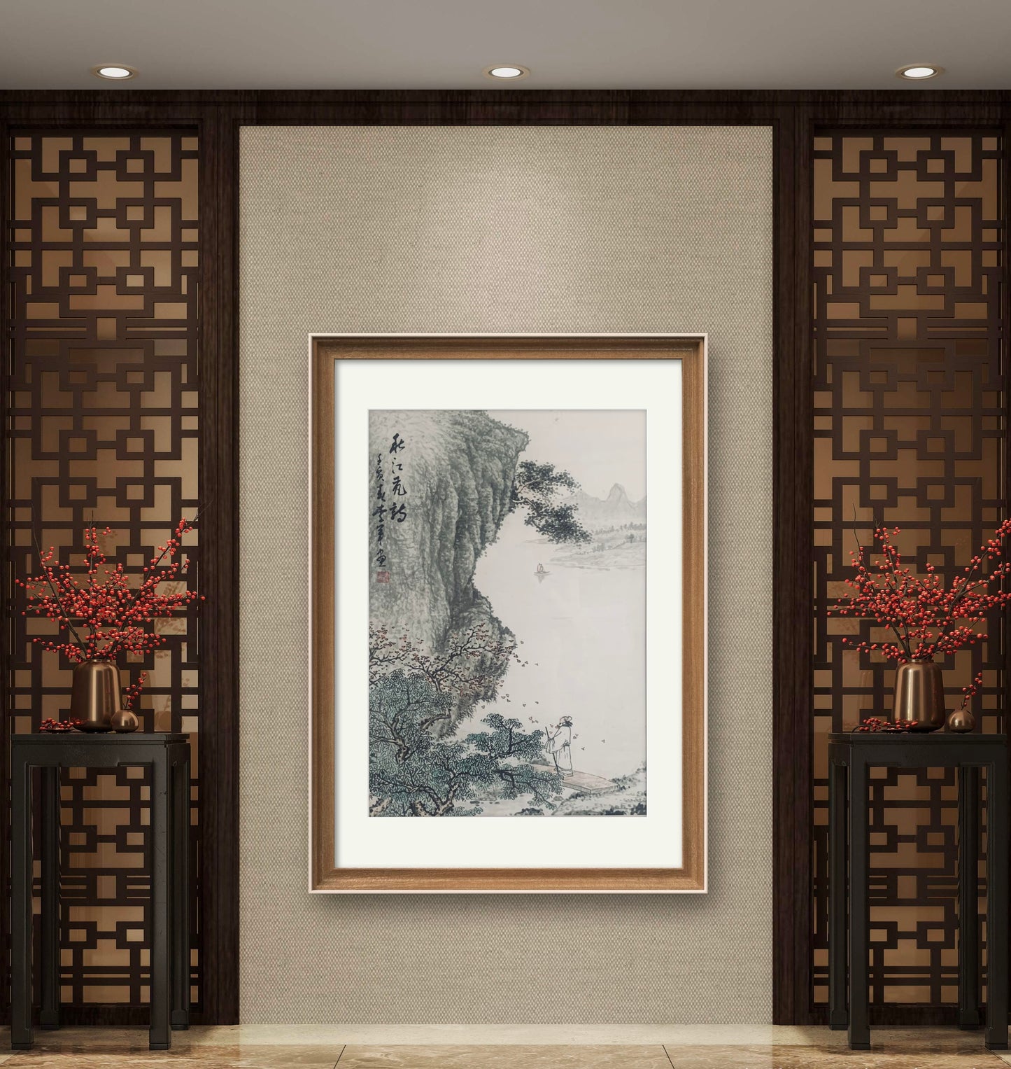 李白游天门山 公元725年