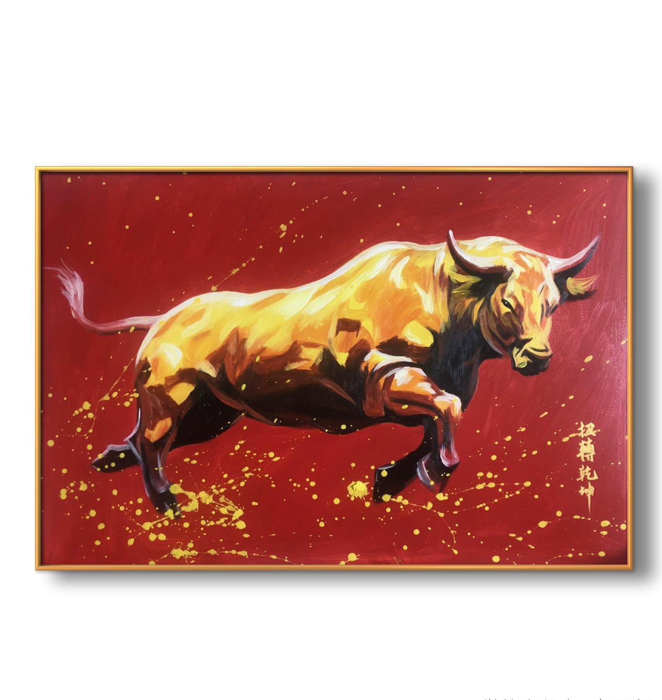 限量版肌理油画扭转乾坤专属定制  Exclusive hand-painted work customization
