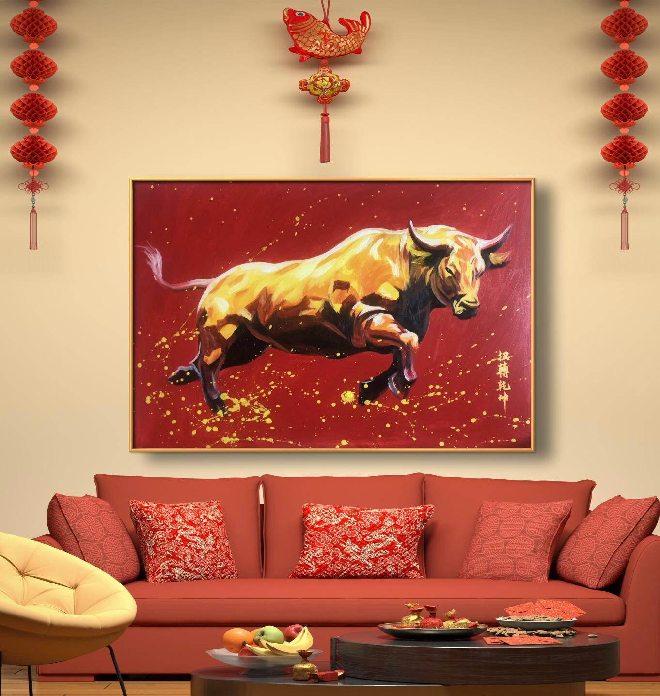 限量版肌理油画扭转乾坤专属定制  Exclusive hand-painted work customization