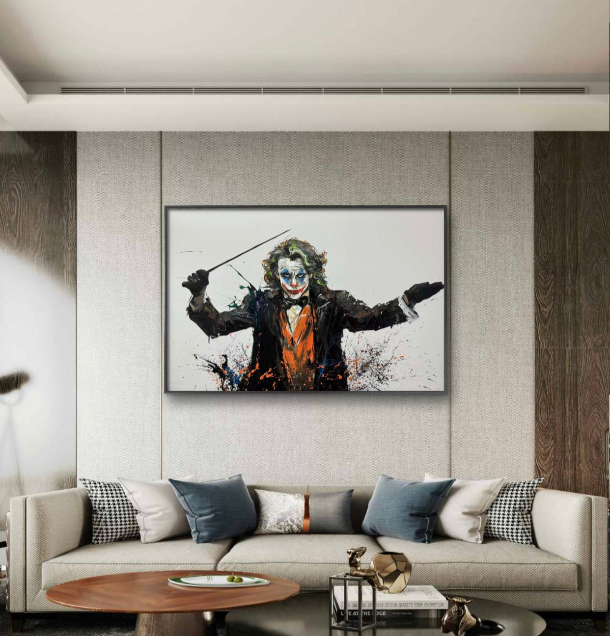 限量版丙烯画希斯莱杰专属定制   Exclusive hand-painted work customization