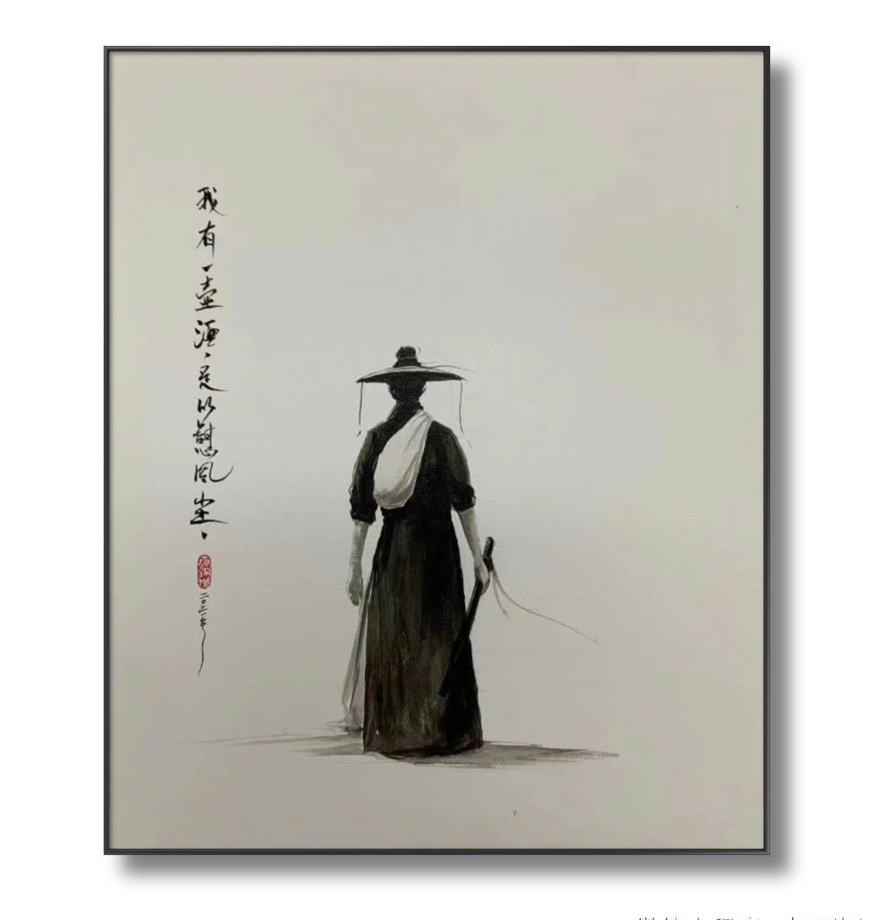 江湖酒系列作品 专属定制   Exclusive hand-painted work customization