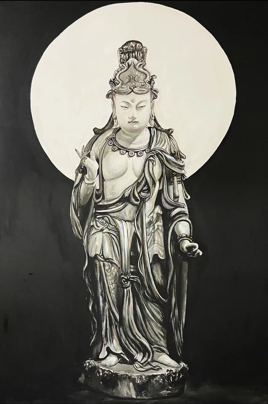 ‌水月观音 专属定制 Exclusive hand-painted work customization