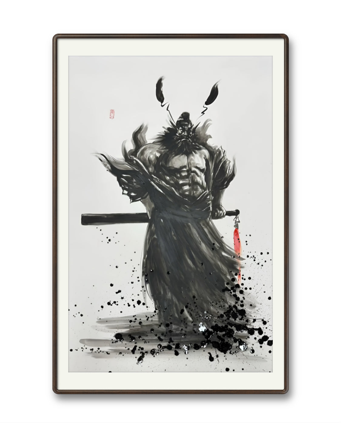 限量版 钟馗纳福 专属定制 Exclusive hand-painted work customization