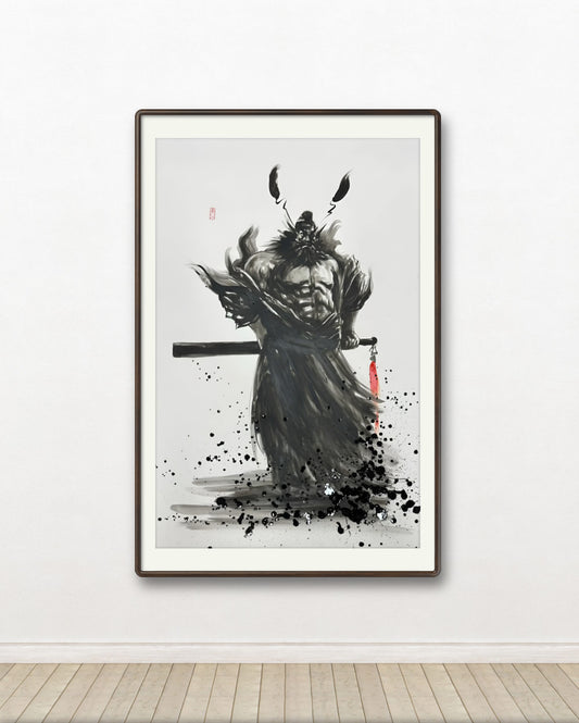限量版 钟馗纳福 专属定制 Exclusive hand-painted work customization