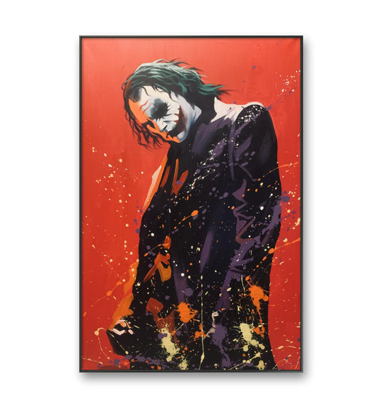 限量版丙烯画希斯莱杰小丑《情绪》专属定制 Exclusive hand-painted work customization