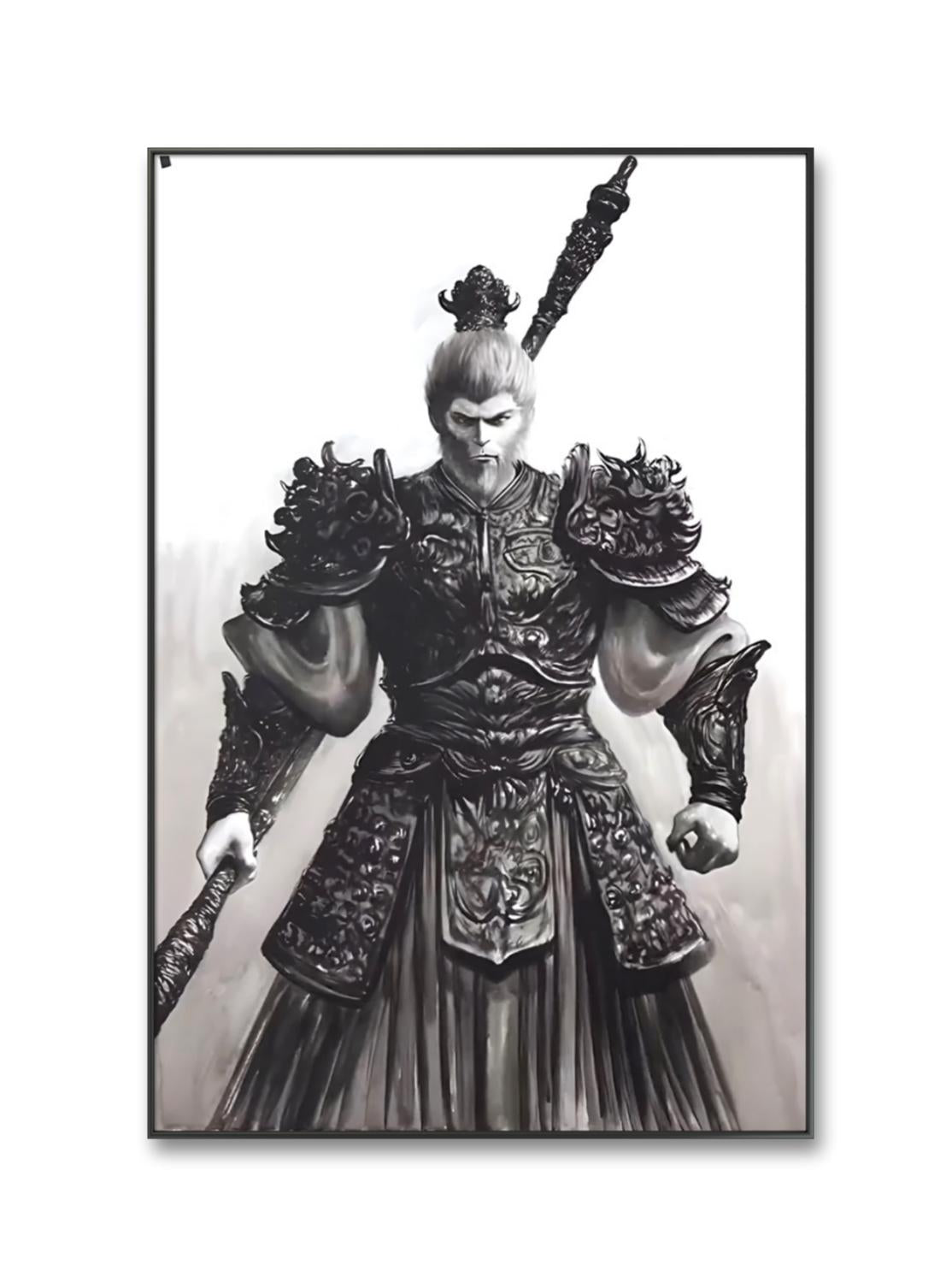 限量版 水墨黑神话悟空 专属定制 Exclusive hand-painted work customization