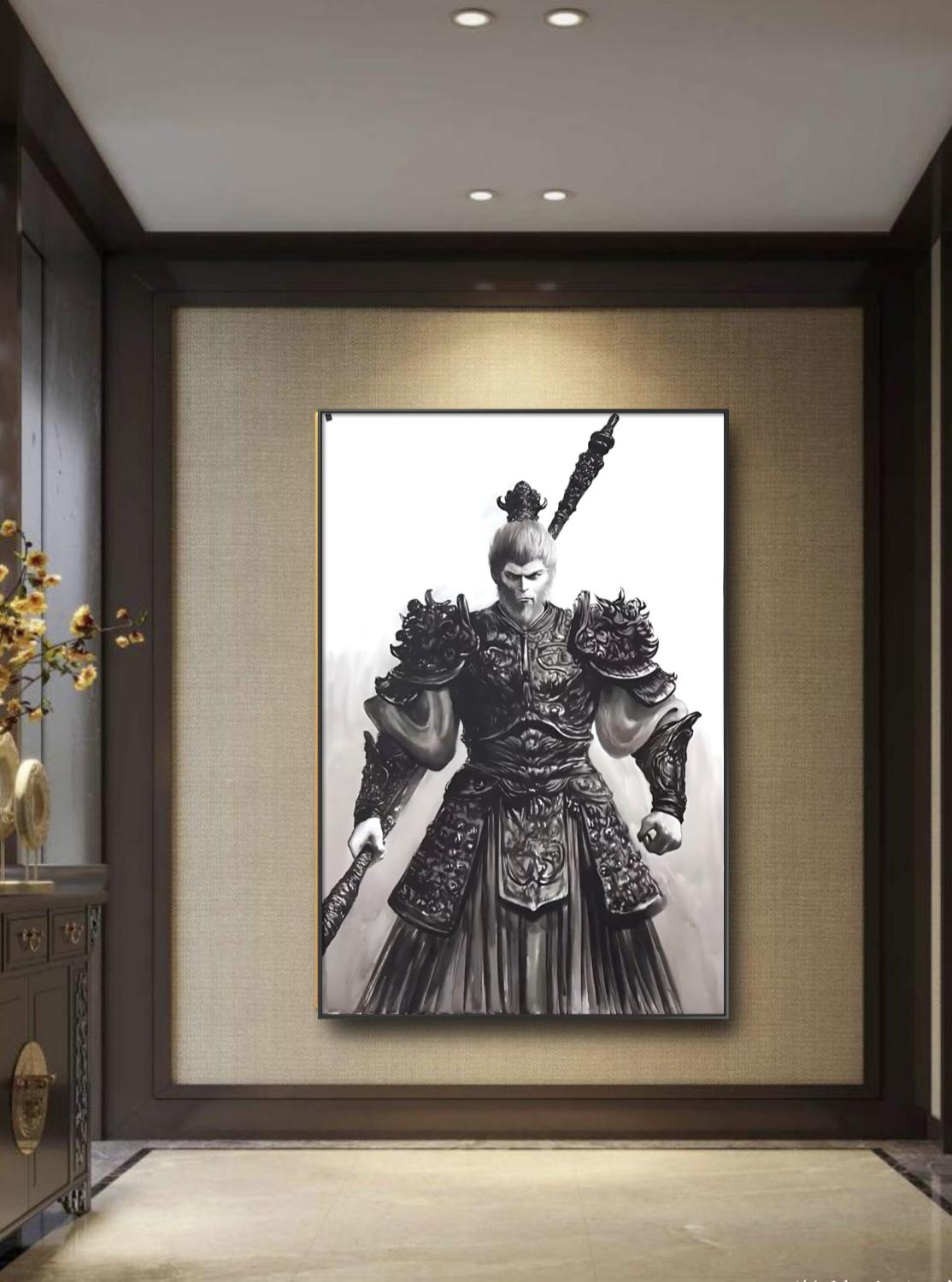 限量版 水墨黑神话悟空 专属定制 Exclusive hand-painted work customization