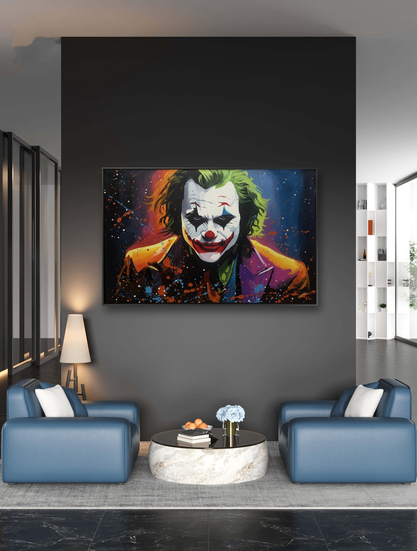 限量版油画 小丑希斯莱杰Joker 专属定制 Exclusive hand-painted work customization