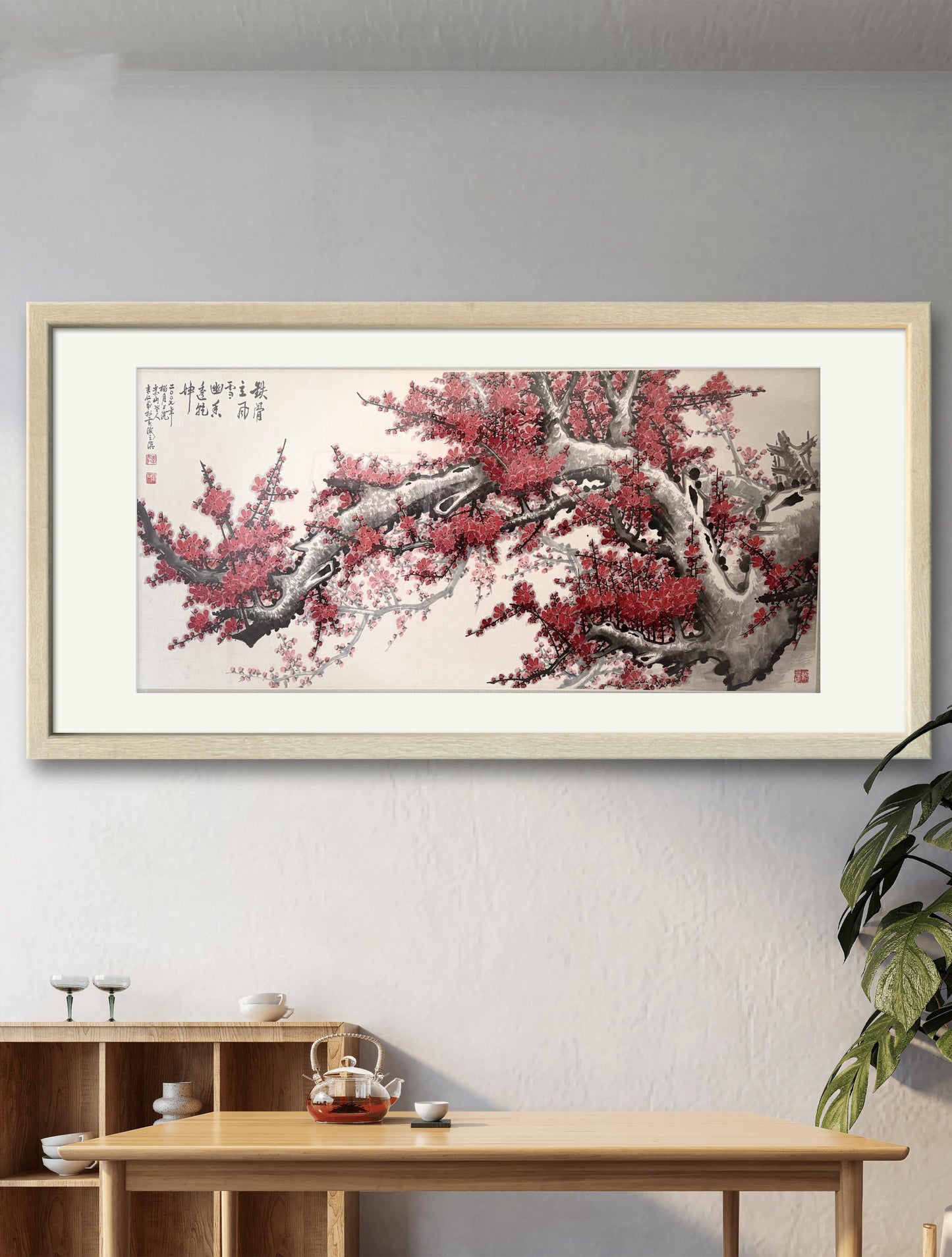 收藏版 《梅花报春图》专属链接 Exclusive hand-painted work customization