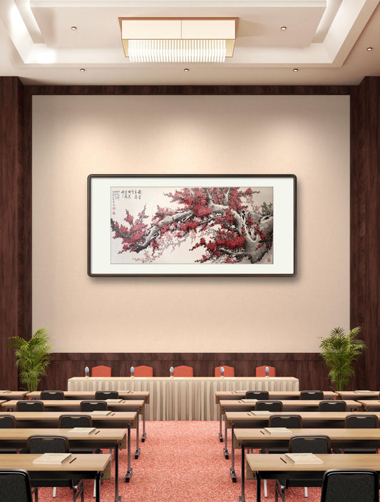 收藏版 《梅花报春图》专属链接 Exclusive hand-painted work customization