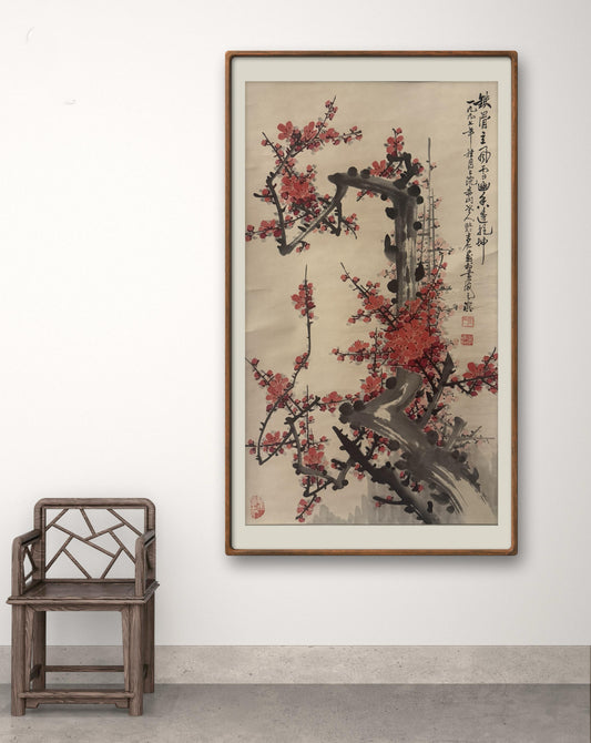 收藏版 《梅花报春图》小专属链接 Exclusive hand-painted work customization