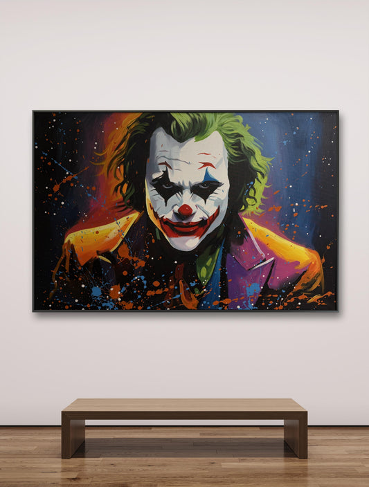 限量版油画 小丑希斯莱杰Joker 专属定制 Exclusive hand-painted work customization