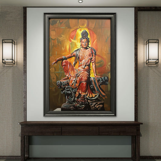 收藏版 水月观音 仅此一副 专属定制 Exclusive hand-painted work customization